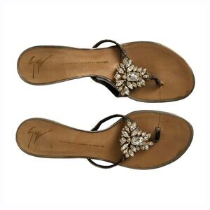 Giuseppe Zanotti Jeweled Design Heeled Thing Sandals Women’s Size 41 EU